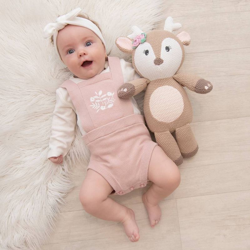 Living Textiles Baby Stuffed Animal - Fiora Fawn, 4 of 5
