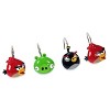 Angry Birds 12-Piece Shower Curtain Hook Set – 3D Polyresin and Metal Bathroom Accessories - 2 of 2
