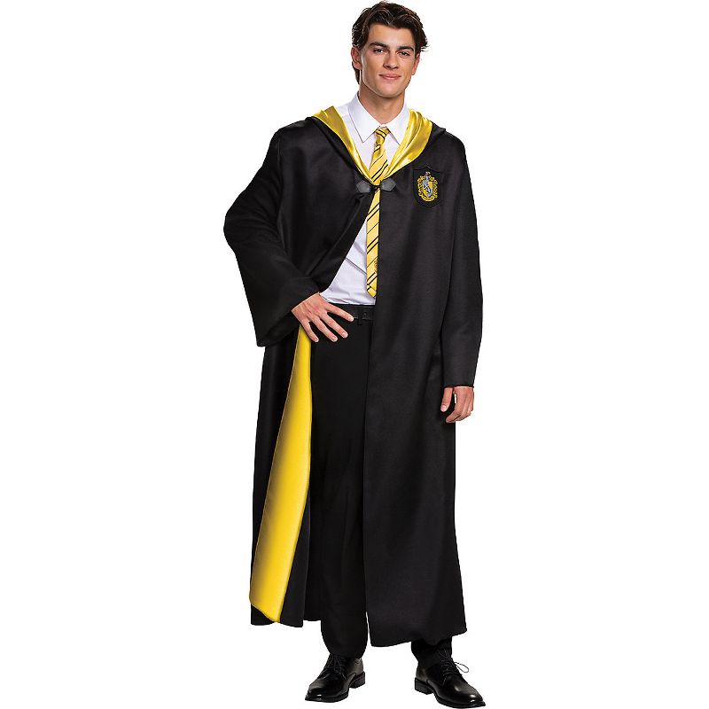 Disguise Adult  Harry Potter Hufflepuff House Robe Costume, 3 of 5