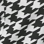 black white
