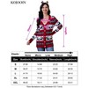 Women's Ugly Christmas Cardigans Button Down Open Front Knit Pullover Holiday Vacation Long Sleeve Cardigan Sweaters - 2 of 4