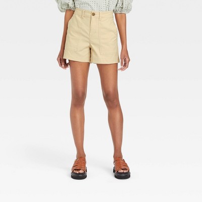 Women's High-Rise Utility Shorts - A New Day™
