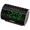 JENSEN AM/FM Digital Dual Alarm Clock Radio with LED Display, Nature Sounds, Aux-in (JCR-210) - image 2 of 3