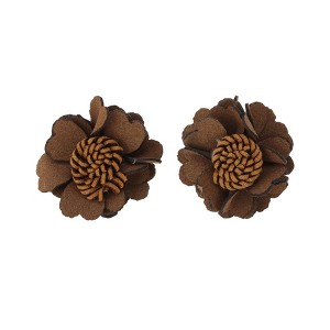 Unique Bargains Fashionable Flower Shoelace Charms 1 Pair - 1 of 4