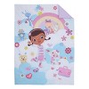 Disney Doc McStuffins - Cuddle Team Purple, White, and Blue 4 Piece Toddler Bed Set - 2 of 4