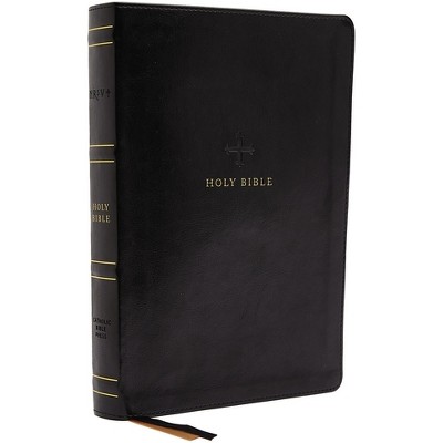 Nrsv, Catholic Bible, Standard Large Print, Leathersoft, Black, Comfort ...