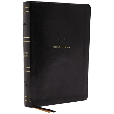 Nrsv, Catholic Bible, Standard Large Print, Leathersoft, Black, Comfort ...