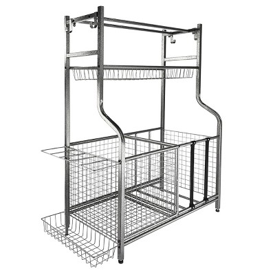 Storage Logic 36-in W x 42-in H x 16-in D Steel Gray Garage Storage ...