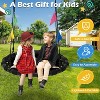 Hotraffy Saucer Swing, 40 Inch Swing Sets for Backyard and Outdoor Playground, 900lbs Weight Capacity, with 360 Degree Swivel, Gifts for Kids - 2 of 4