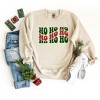 Simply Sage Market Women's Graphic Sweatshirt Ho Ho Ho Wavy Puff Print - 3 of 4