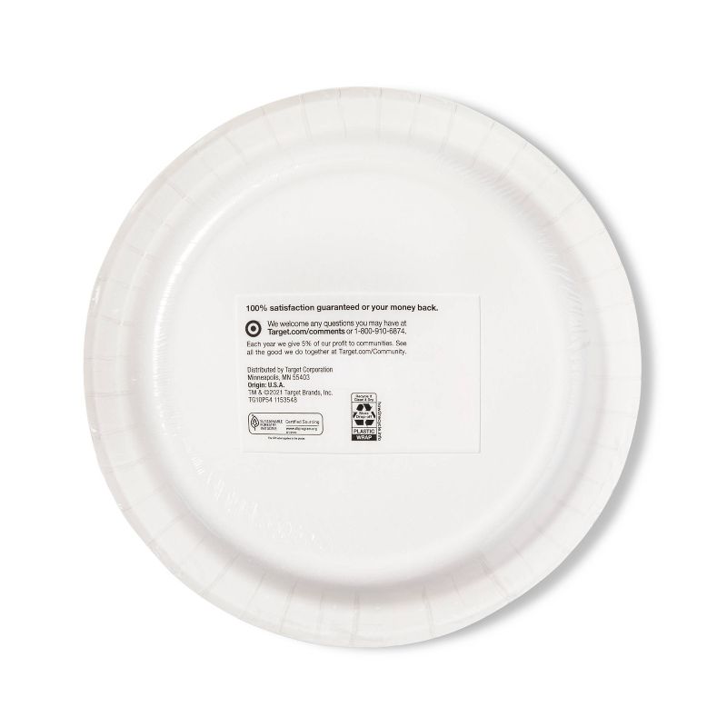 White Plate Dinnerware - 54ct - up &#38; up&#8482;, 2 of 4