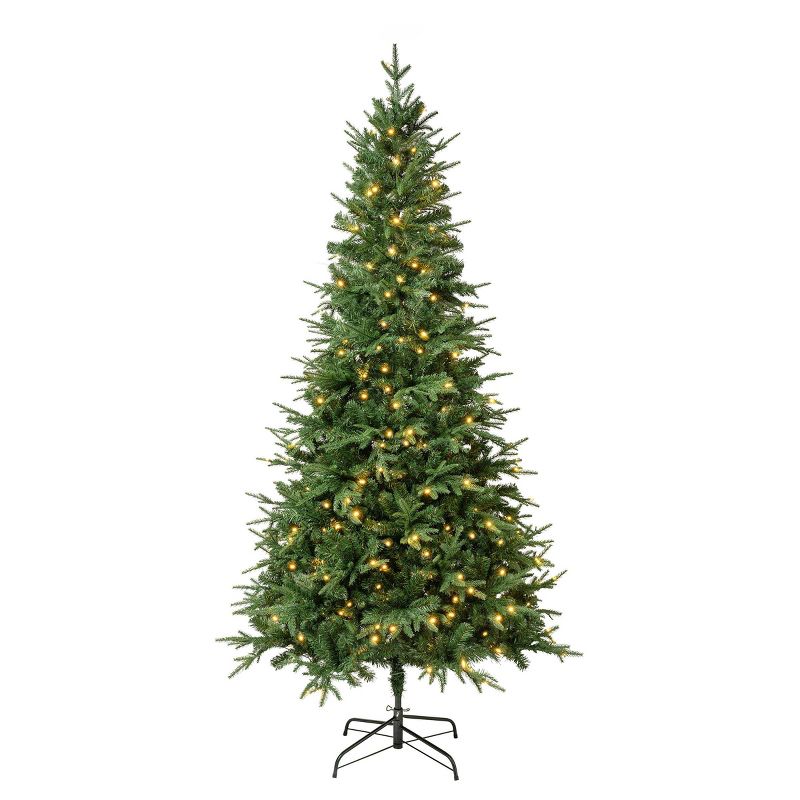 National Tree Company First Traditions Pre-Lit LED Duxbury Artificial Christmas Tree Warm White Lights, 1 of 5