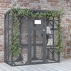 Catio Outdoor Cat Enclosure, 59" Wooden Cat House with 6 Platform, Large Cat Kennel Condo with Waterproof Roof, Feral Cat Shelter for Multiple Cats - 2 of 4