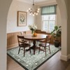 Vintage Printed Room Decor Area Rug for Living Room Soft Thin Washable Non Slip Foldable Carpet Retro Low Pile Rugs for Bedroom Bathroom - 3 of 4