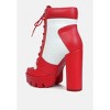 Moos Block Heel Lace Up Boots Women - 4 of 4