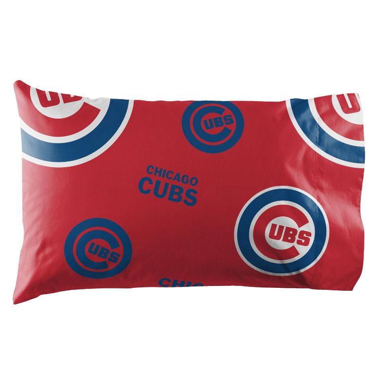 MLB Chicago Cubs Rotary Bed Set, 3 of 4