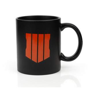 Exquisite Gaming Call of Duty: Black Ops 4 Shield Icon Ceramic Coffee Mug | Holds 12 Ounces