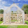 Outdoor Greenhouse, Large Walk in Greenhouses for Outdoors and Garden Planting, Polycarbonate Greenhouse with Enhanced Aluminum Frame - 3 of 4