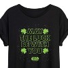 Women's - Star Wars - St. Patricks Day May Luck Be With You Oversized Graphic T-Shirt - 2 of 4