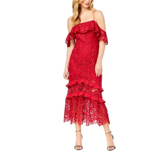 Rachel Zoe Womens Poppy Lace Cold Shoulder Dress - 1 of 1