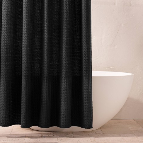 Cheap black deals shower curtain