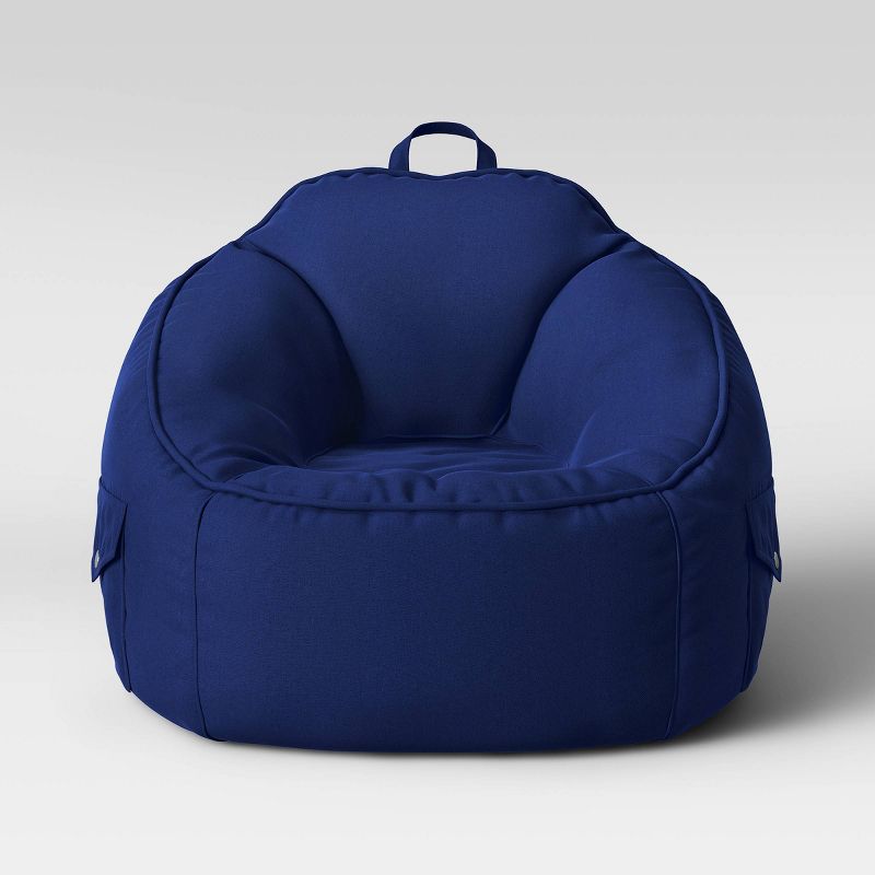 Canvas Kids' Bean Bag Chair - Pillowfort™, 1 of 5