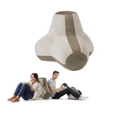 MaseiKar Reading Pillow for Bed Adult, Back Pillow for Bed Sitting Up, Back Support Pillow for Bed, Sit Up Pillow for Bed, 28 * 26 * 25IN, Bed Pillow