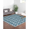 Unique Loom    Matrix Trellis Tile Area Rug - 4 of 4