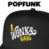 Willy Wonka And The Chocolate Factory Wonka Bar Logo Foam Trucker Cap Black - 4 of 4