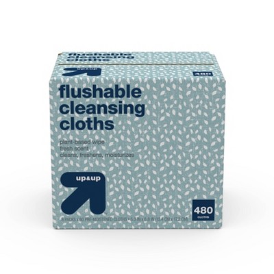 Flushable Cleansing Cloths - up & up™