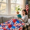 Lomsoe Christmas Blanket, Christmas Throw Blanket Comfortable Flannel Warm Winter Cabin Throw for Bed Sofa Kids Christmas Gift. - 4 of 4