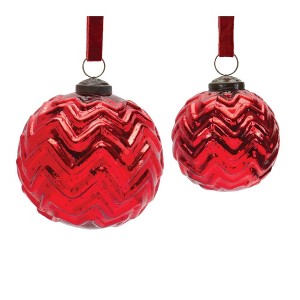 Melrose Mercury Glass Ball Ornament (Set of 4) - 1 of 3