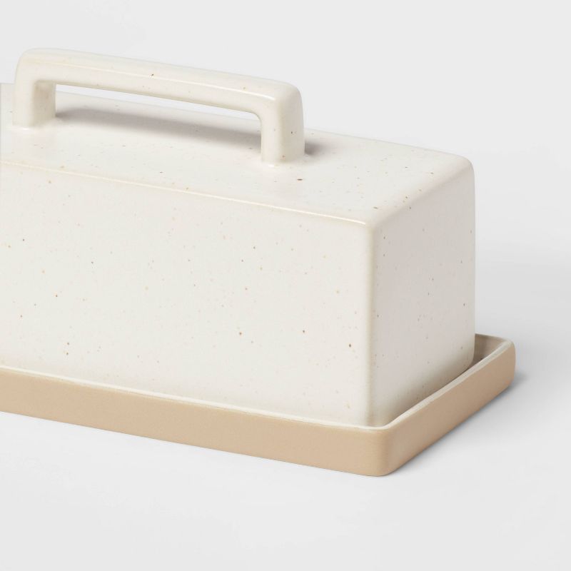 Camwood Collection Stoneware Butter Dish White - Threshold&#8482;, 4 of 5