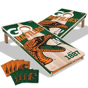 NCAA Florida A&M Rattlers 2'x4' Wood Toss Game Set - 1 of 4