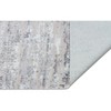 HomeRoots 4' X 6' Black and Silver Abstract Washable Non Skid Area Rug - 4 of 4
