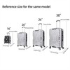BEAFUP 4-Piece PC Material Hard Shell Luggage Set with Spinner Wheels and TSA Lock - 20", 24", 28" Lightweight Suitcases for Travel - 3 of 4