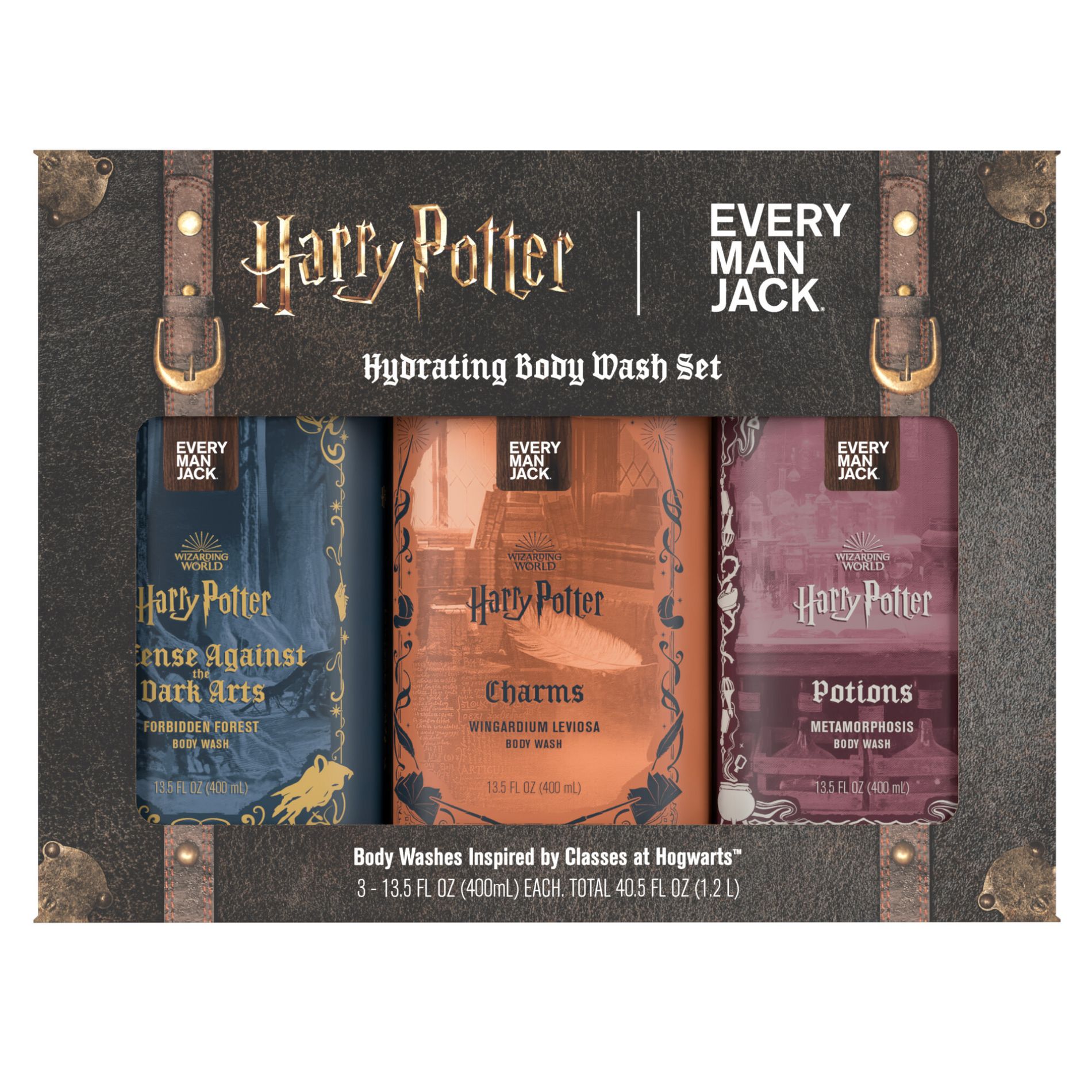 Every Man Jack Harry Potter Holiday Body Wash Gift Set - 3ct