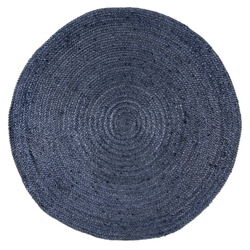 nuLOOM Hand Woven Rigo Jute Rug Natural 6 ft. Indoor Round Rug