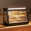 VEVOR 3-Tier Commercial Food Warmer Display, 1500W Food Display Warmer with Light, Adjustable Shelf and Temperature Display, Steam Heating, 130L - 2 of 4