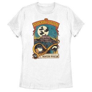 Women's Hocus Pocus Vintage Witch Poster T-Shirt - 1 of 4