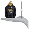 Old World Christmas Blown Glass Ornament for Christmas Tree, Jacksonville Jaguars Hoodie - 3 of 3