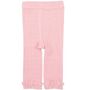 Rufflebutts Girls Cable Knit Footless Ruffle Tights - 1 of 2