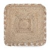 NicBex Stylish Cube Pouf Ottoman Soft Textured Footstool for Living Room, Bedroom, Lounge, Natural - 4 of 4