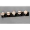 Maxim Lighting Revolve 5 - Light Vanity in  Black/Gold - 2 of 4