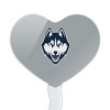 University of Connecticut Huskies Primary Logo Heart Love Cupcake Picks Toppers Decoration Set of 6 - 2 of 4
