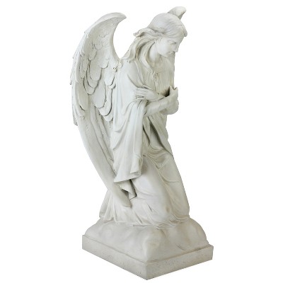Northlight 20.25" Kneeling Angel Religious Outdoor Patio Garden Statue - Ivory