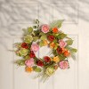 22" Spring Flower Wreath - National Tree Company - 2 of 4