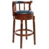 NicBex Swivel Bar Stools,Modern Leather Wooden Counter Height Barstools Chair,Stools for Kitchen,Counter,Living Room,Cafe - 2 of 4
