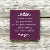 Slickblue Humorous Friend Quote Sign, 7x7 Rustic Wood Plaque with Hanging and Shelf Options, Multiple Colors - 3 of 3