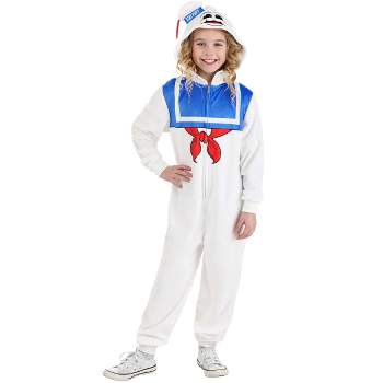 HalloweenCostumes.com Large/X Large   Ghostbusters Stay Puft Marshmallow Man Kid's Costume., Blue/White/Red
